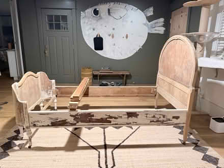 Photo of free Antique wooden twin bed (Cambrian near 85/Camden) #1