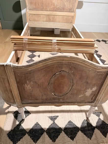 Photo of free Antique wooden twin bed (Cambrian near 85/Camden) #4