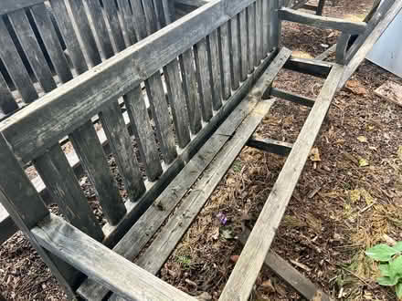Photo of free 5 wooden benches (Dronfield S18) #2