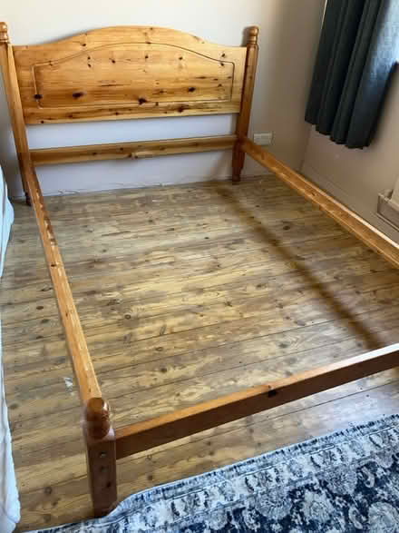 Photo of free Wooden double bed (Rusthall) #4