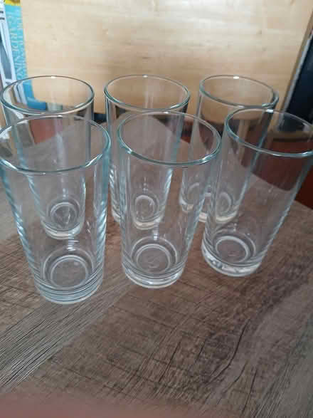 Photo of free High ball glasses x 6 (Wallisdown BH12) #1