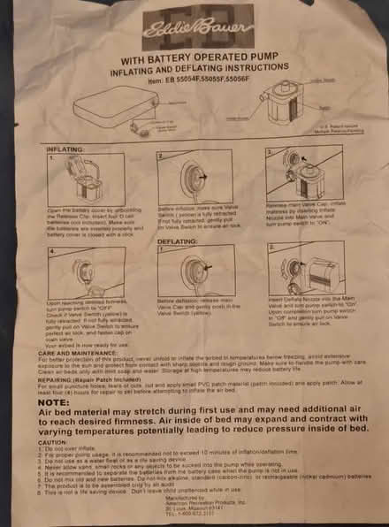 Photo of free Inflatable air bed approx 38x72 in (Davis/Teele Square area) #3