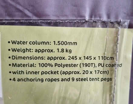 Photo of free Pop up tent (Heswall CH60) #3