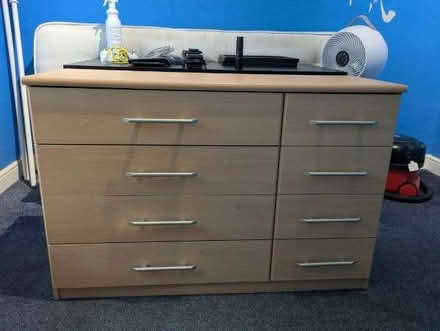 Photo of free ARGOS Beech Effect 6 Drawer Chest of Drawers (Bedwell SG1) #2