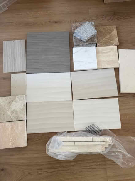 Photo of free Travertine, Marble, tile remnants (Stoneham (Spot Pond area)) #1