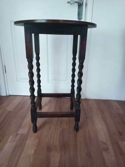 Photo of free Antique Chess / Lamp Table (Cromford DE4) #3