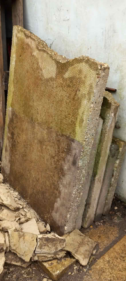 Photo of free 5 Large Paving Slabs Broken (Lexden CO3) #1