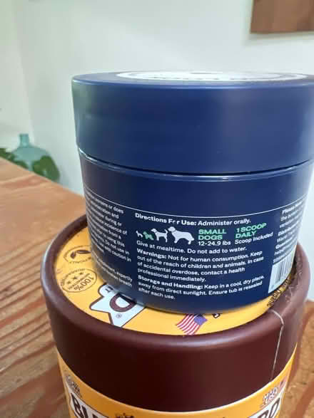 Photo of free Small dog supplements (Aptos - Trout Gulch) #3