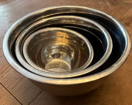 Photo of free Metal nesting bowls (Roehampton SW15) #1