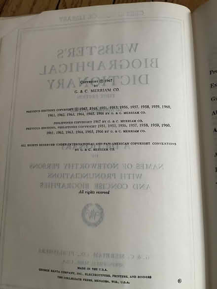 Photo of free Book - 1967 Biographical Resource (Springfield, Delco) #3