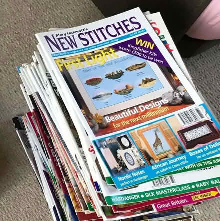 Photo of free "New Stitches" magazines Mary Hickmott (Frenchay BS16) #1