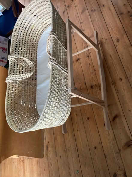Photo of free Moses basket + rocker (High Street, Twerton BA2) #1