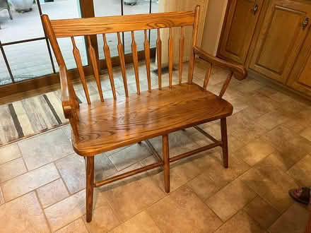 Photo of free Oak Wood Bench (Hacker & Hyne, Brighton) #2