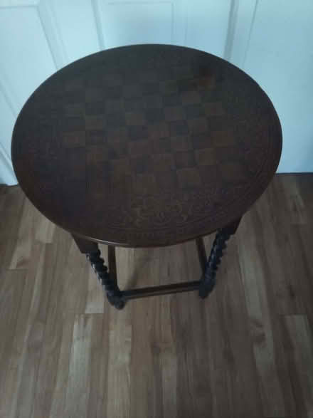 Photo of free Antique Chess / Lamp Table (Cromford DE4) #1