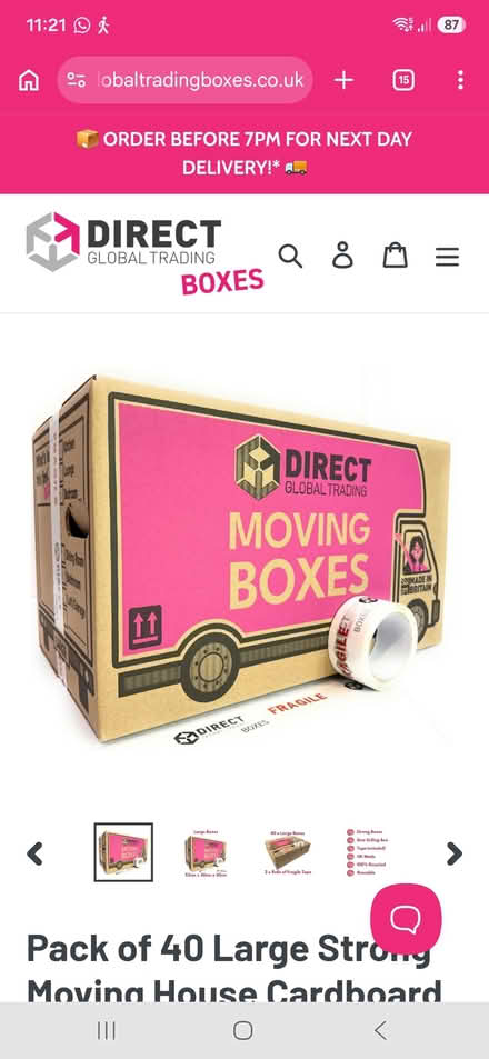 Photo of Moving boxes (TW1) #1