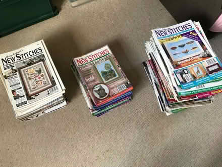 Photo of free "New Stitches" magazines Mary Hickmott (Frenchay BS16) #2