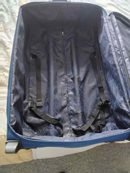 Photo of free Large blue suitecase 27in (Carnforth LA5) #2