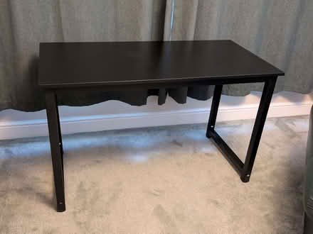 Photo of free Black Metal & Wood Desk (Bedwell SG1) #1