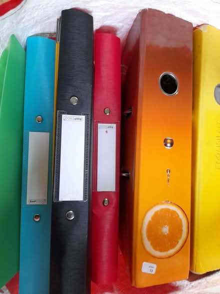 Photo of free folders, files, poly pockets (Mushroom Green B64) #1