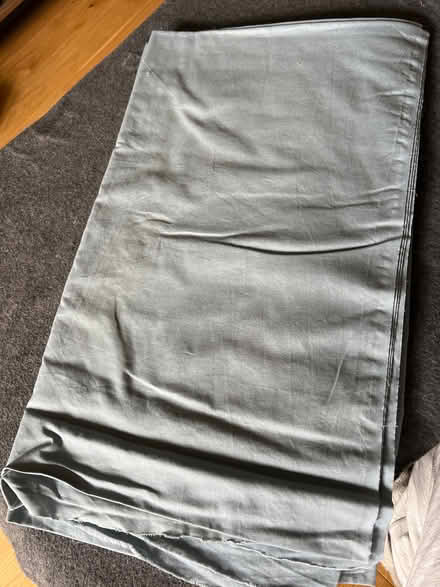 Photo of free Two large pieces of blue gray fabric (Wandsworth SW18) #1