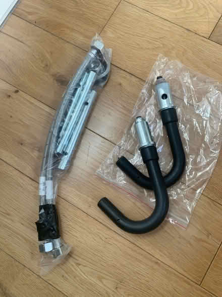 Photo of free Flexible tap tails + 2 hooks (Blackheath SE3 7DH) #1
