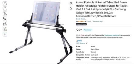Photo of free Adjustable Foldable Stand for iPad, Tablet etc. (Gleadless S12) #4
