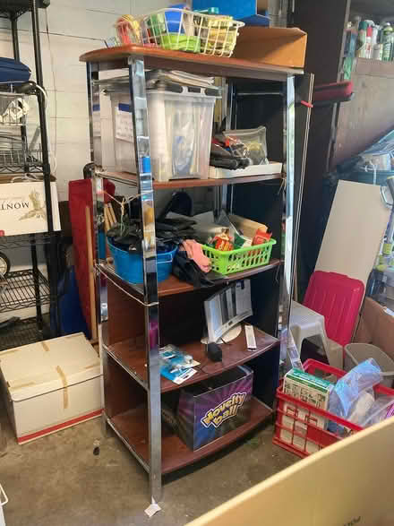 Photo of free Ext cords, casters, hoses, shelf (Lake City) #3