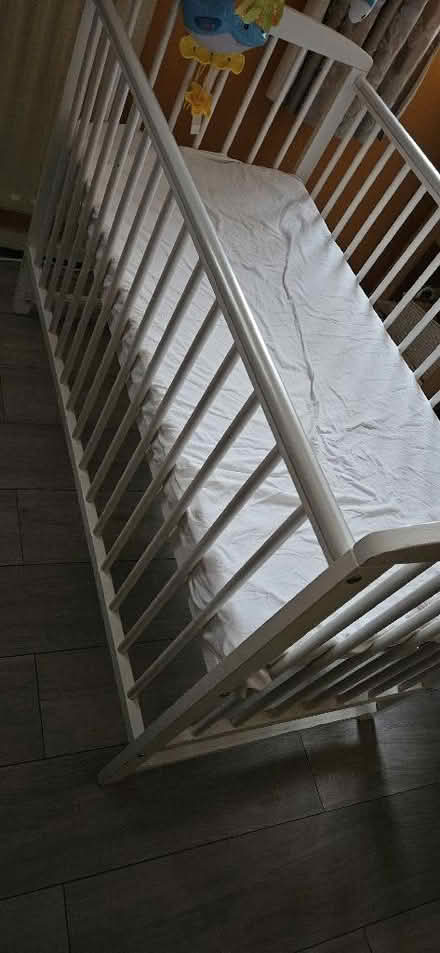 Photo of free White cot (Downham BR1) #1