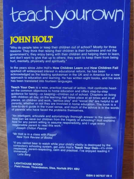 Photo of free Teach Your Own, Holt, homeschooling (Horsell GU21) #2