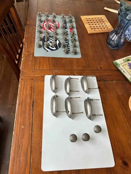 Photo of free Kitchen cabinet knobs & pulls (S. 26th St. & S. Ives St) #1