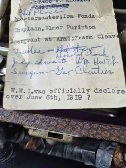 Photo of free WORLD WAR I Clarinet with case (Saratoga California) #4