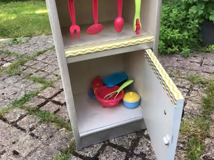 Photo of free Small Children’s ‘cooker’ wooden cupboard. (Mudeford BH23) #2
