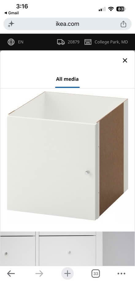Photo of Kallax shelf inserts (Gaithersburg) #1