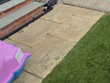 Photo of free Ten 60cm x 60cm paving slabs (Moortown LS17) #1