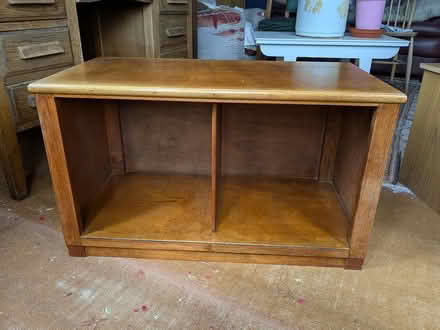 Photo of free Polished wood cabinet (North Finchley) #1