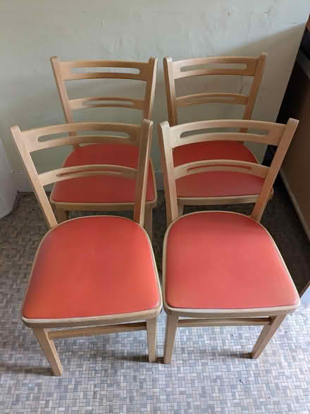 Photo of free Set of 4 kitchen chairs (North Finchley) #1