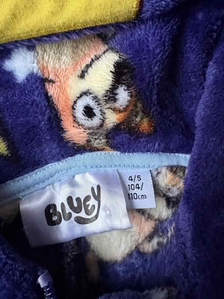 Photo of free Bluey onesie 4-5 y-o (Stockport centre SK1) #2