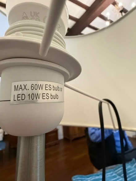Photo of free Floor lamp, working, with foot switch (Eastbourne BN21) #4