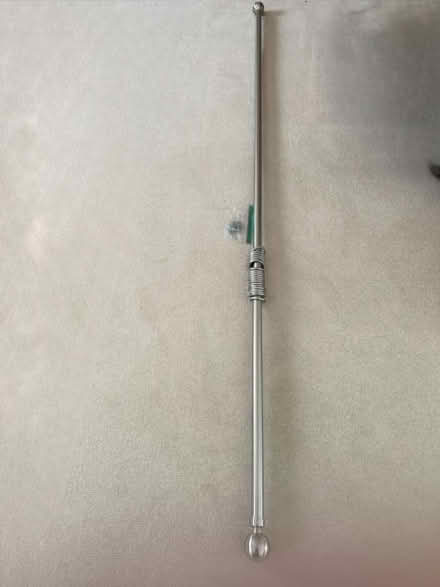Photo of free Chrome curtain pole (East Horsley) #1