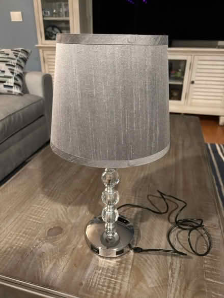 Photo of free Crystal Table Lamp (East Hampton) #1