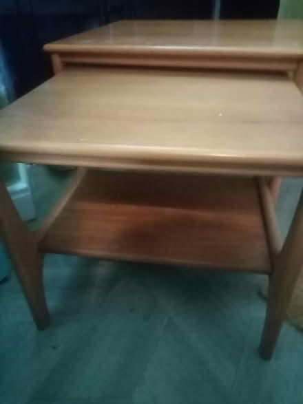 Photo of free 2 small tables (keighley) (Keighley bd20) #3