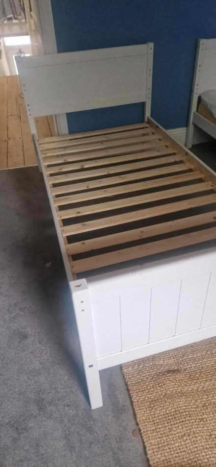 Photo of free 2 x single wooden bed (Catford) #4