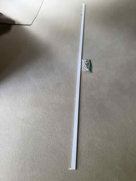 Photo of free White curtain rail (East Horsley) #1