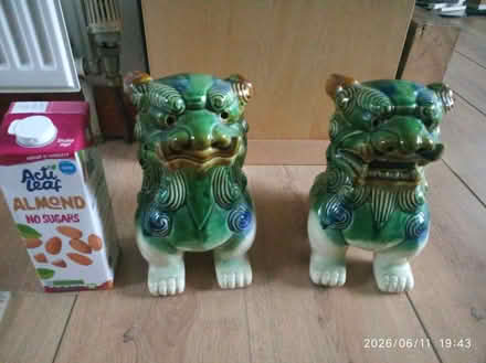 Photo of free Pair of ceramic Foo lion dogs (Carlton Hill BN2) #1