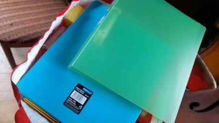 Photo of free folders, files, poly pockets (Mushroom Green B64) #2