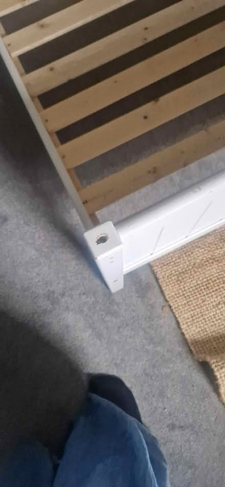 Photo of free 2 x single wooden bed (Catford) #2