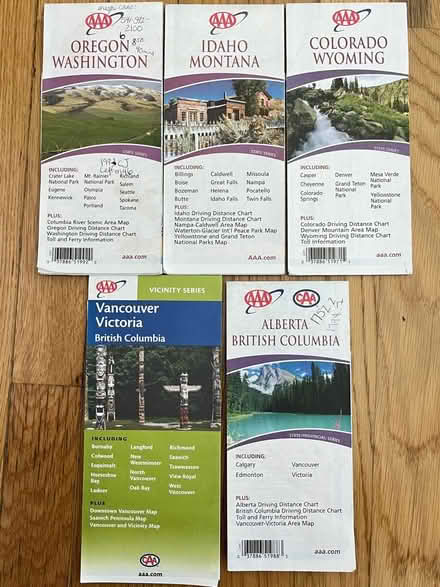 Photo of free West Coast States Road Maps BC Van (229 Southern Heights San Rafae) #1
