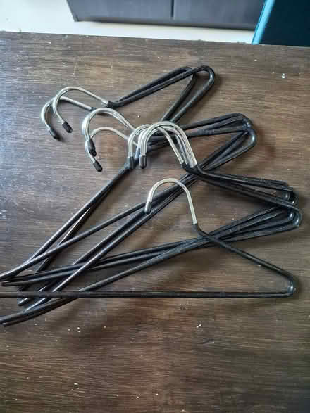 Photo of free 10 trouser hangers (Aldershot GU12) #1