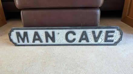 Photo of free Man Cave sign (Leybourne) #1