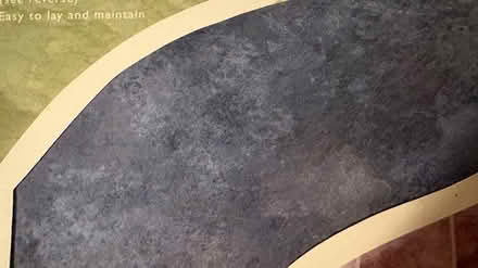Photo of free 5 pks 6 vinyl floor tiles blue (Chatham) #2